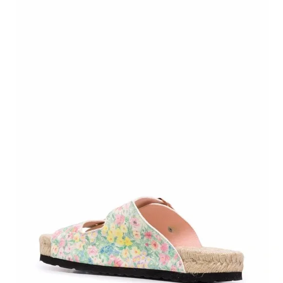 Love Shack Fancy X Manebi Nordic Floral Sandals. - Picture 5 of 17